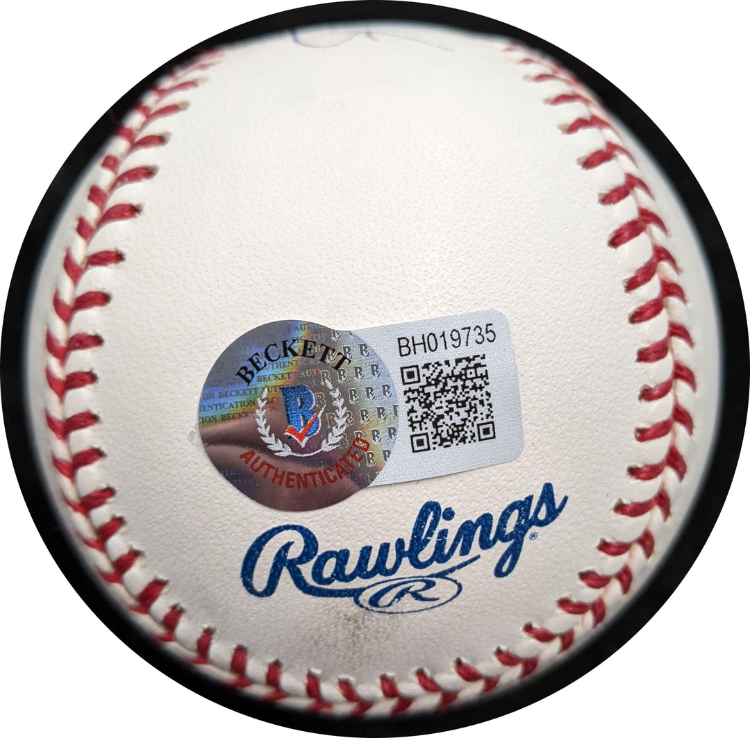 Will Clark Autographed Baseball COA- Beckett