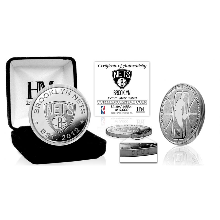 Brooklyn Nets Silver Mint Coin