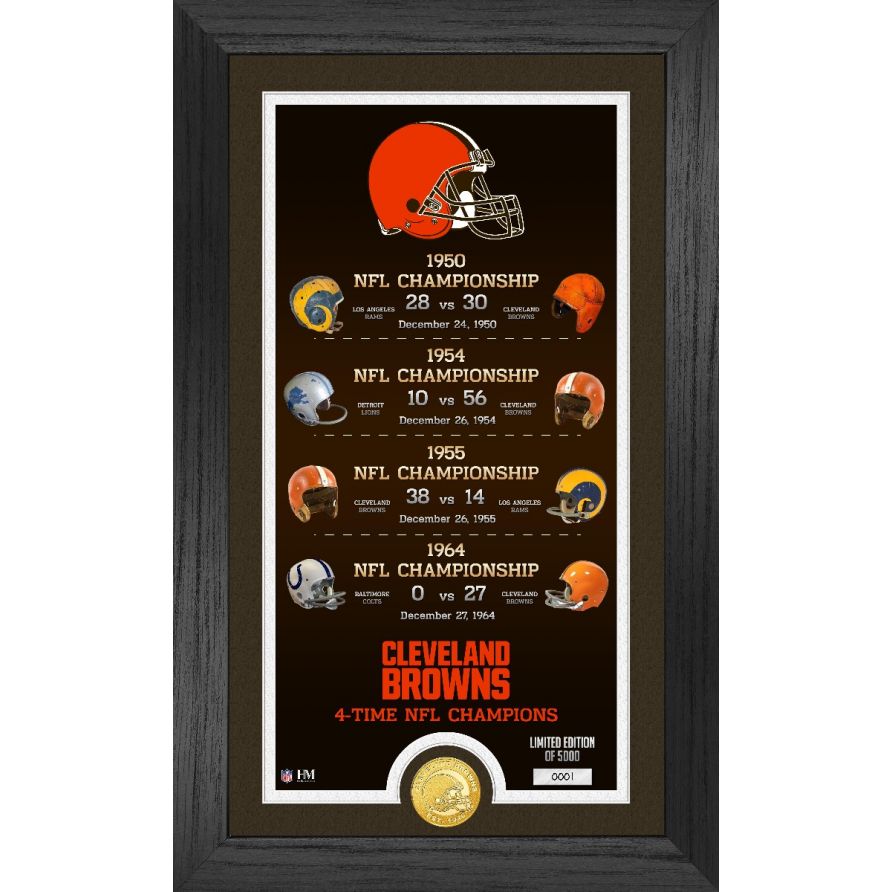 Cleveland Browns Legacy Supreme Bronze Coin Photo Mint – Republic