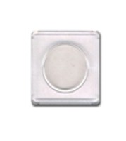 Square Plastic 2x2 snap coin holder - Half Dollar 25ct box