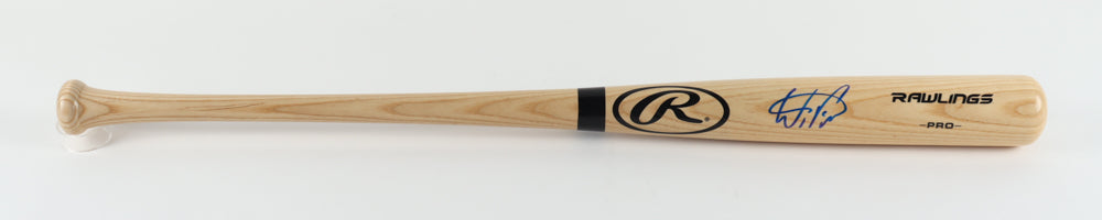 Wander Franco Signed Rawlings Pro Baseball Bat (JSA)