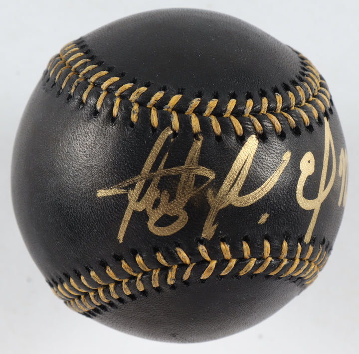 Fernando Tatis Jr. Signed OML Black Leather Baseball Inscribed "El Niño" (JSA)