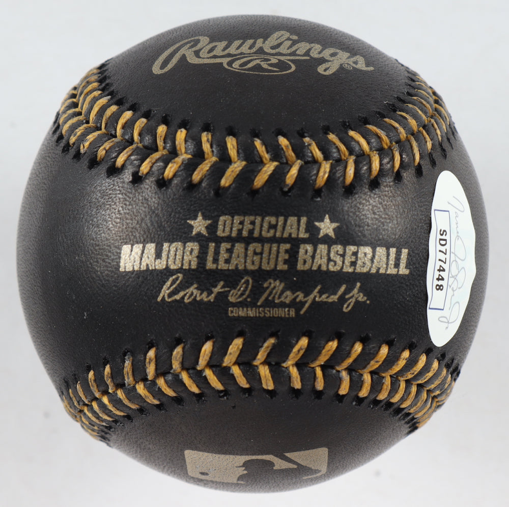 Fernando Tatis Jr. Signed OML Black Leather Baseball Inscribed "El Niño" (JSA)
