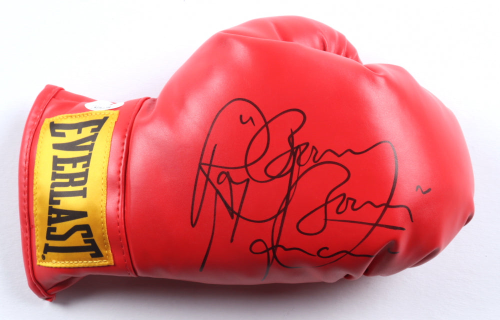 Ray Mancini Signed Everlast Red Boxing Glove w/Boom Boom at