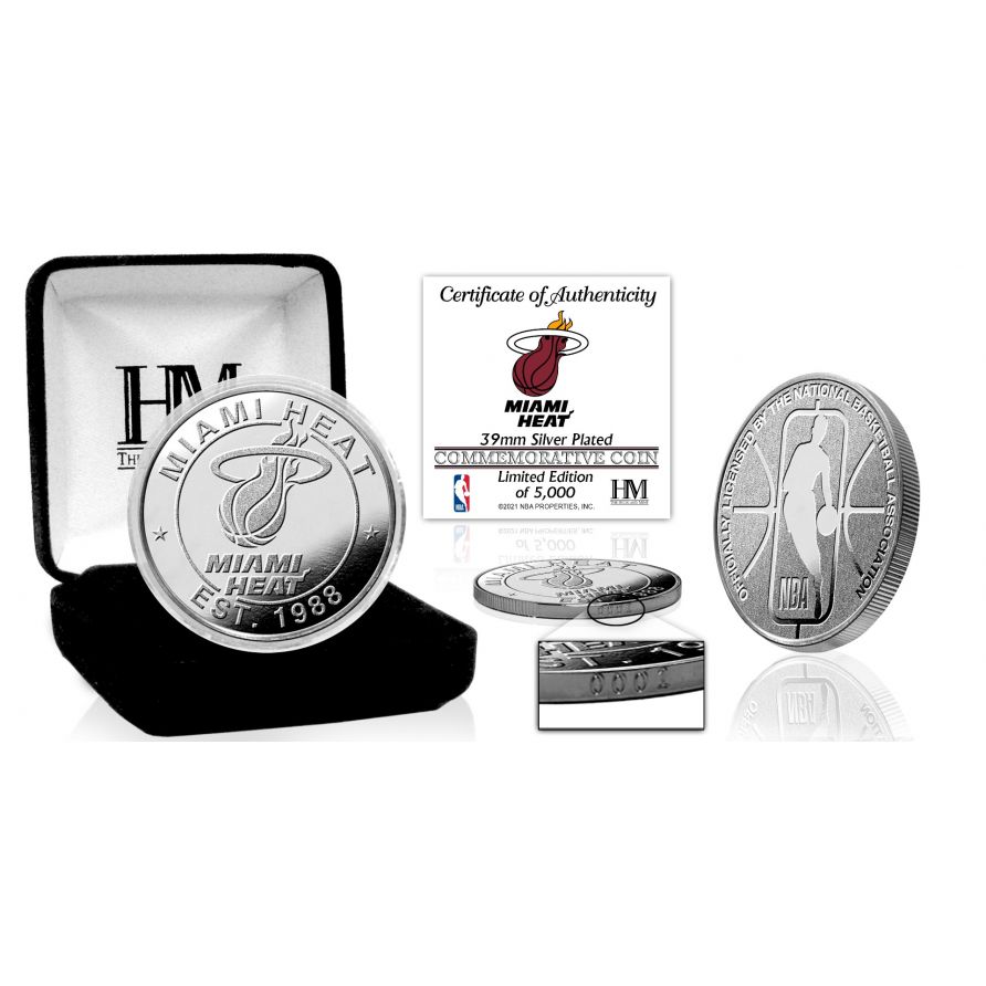 Miami Heat Silver Mint Coin