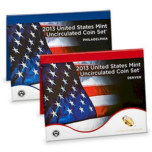 2013 US Mint uncirculated set - 28 coin