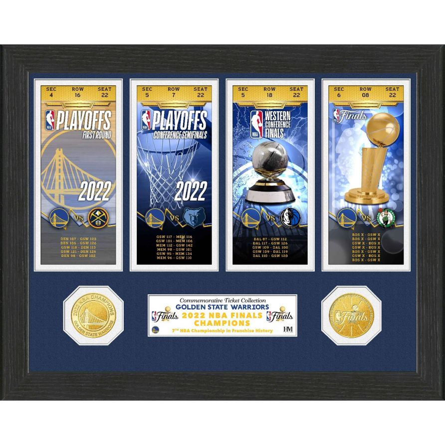 Golden State Warriors 2022 NBA Finals Champions Ticket Collection