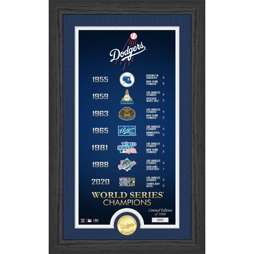 Los Angeles Dodgers "Legacy" Supreme Bronze Coin Photo Mint