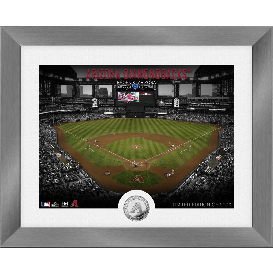 Arizona Diamondbacks Art Deco Silver Coin Photo Mint