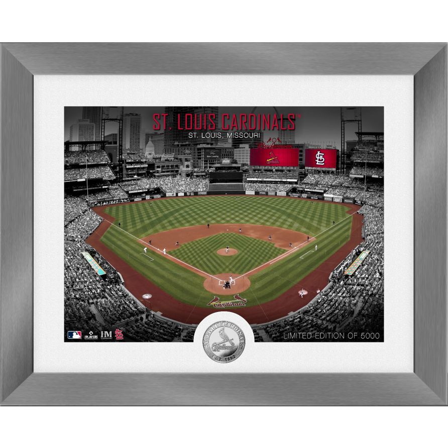 St. Louis Cardinals Art Deco Silver Coin Photo Mint