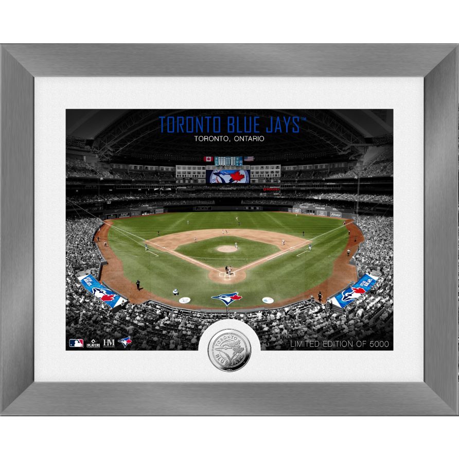 Toronto Blue Jays Art Deco Silver Coin Photo Mint