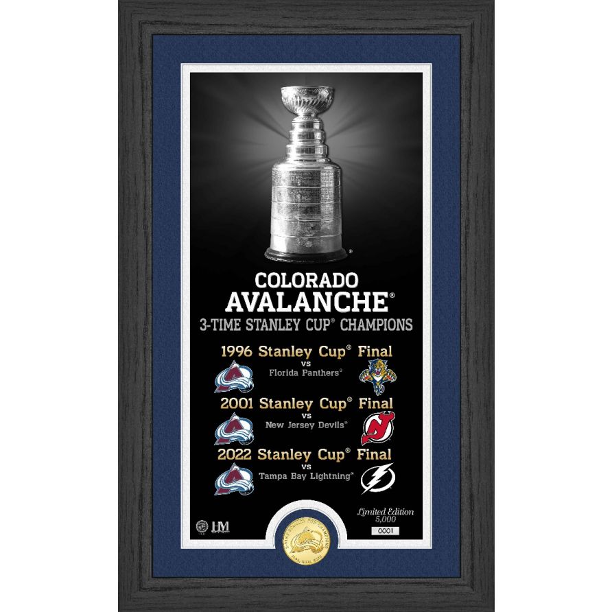 Shop Colorado Avalanche Autographed Deluxe Framed 2022 Stanley Cup