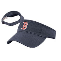 Boston Red Sox Visor Navy w/Red B