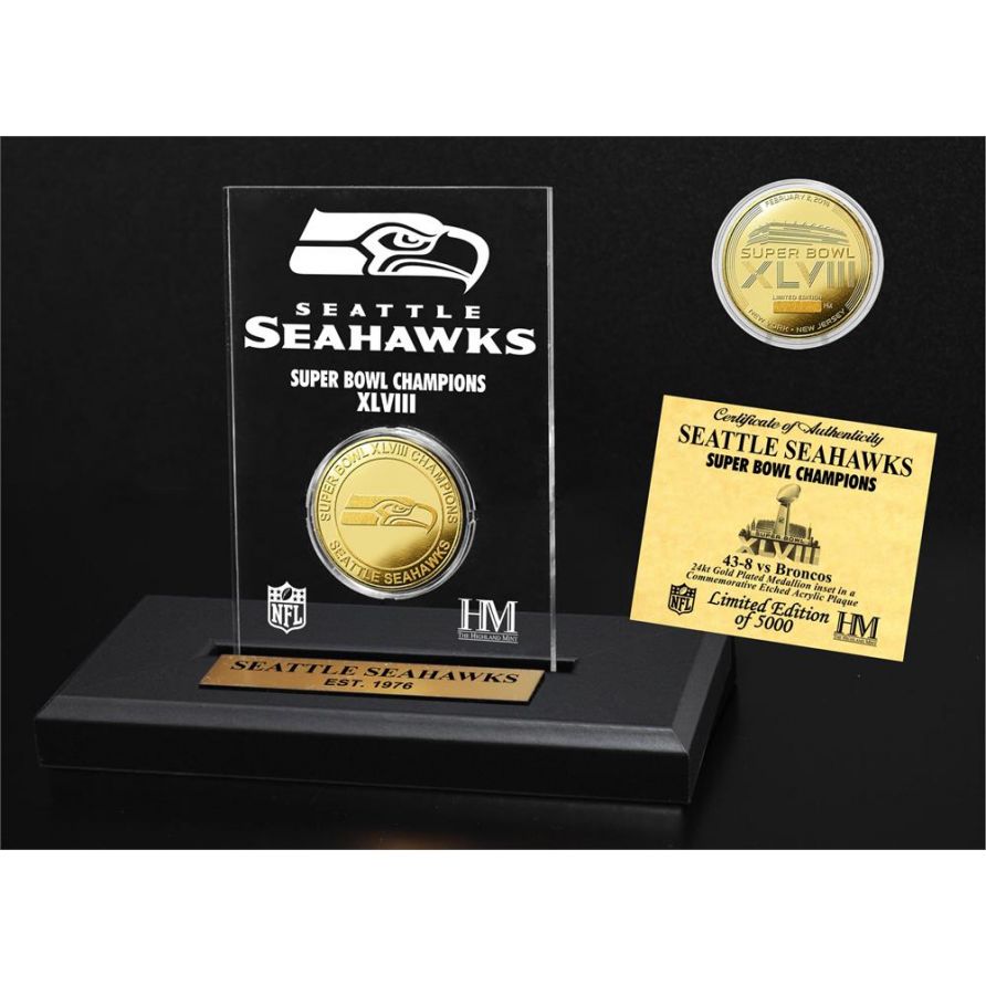 Seattle Seahawks Super Bowl Champs Etched Acrylic – Republic Jewelry &  Collectibles