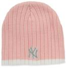 New York Yankees Hat Knit pink