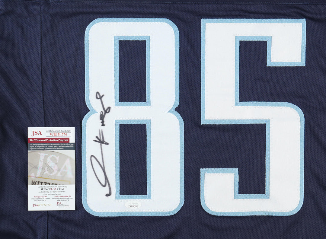 Derrick Mason Signed Jersey (JSA)