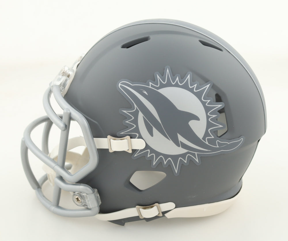Tyreek Hill Signed Dolphins Slate Alternate Speed Mini Helmet (Beckett)