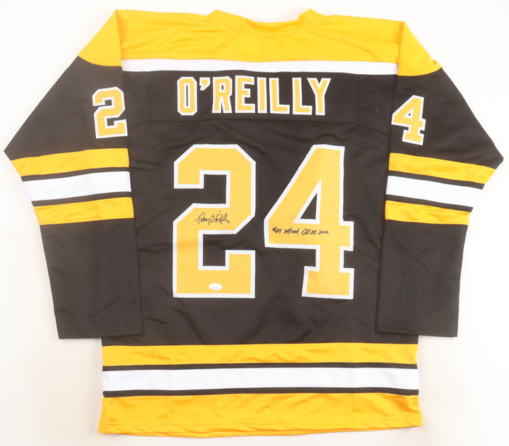 Terry O'Reilly Signed Jersey Inscribed "Retired Oct 24 2002" (JSA COA)