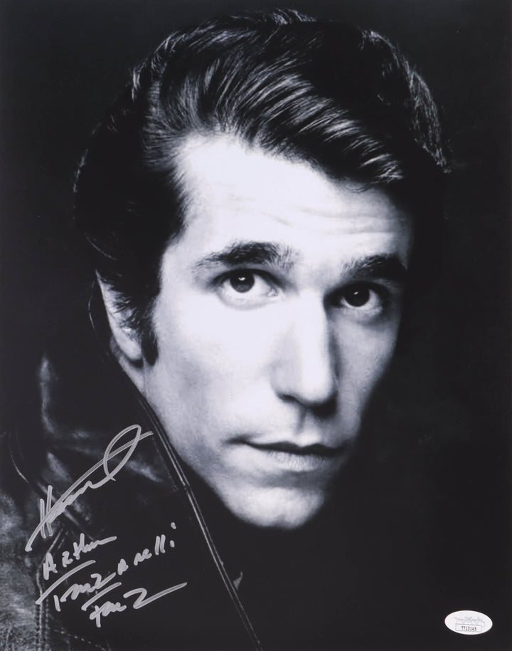 Henry Winkler Signed "Happy Days" 11x14 Photo Inscribed "Arthur Fonzarelli" & "Fonz" (JSA)