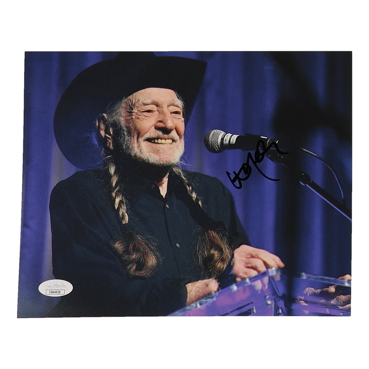Willie Nelson Signed 8x10 Framed Photo (JSA)