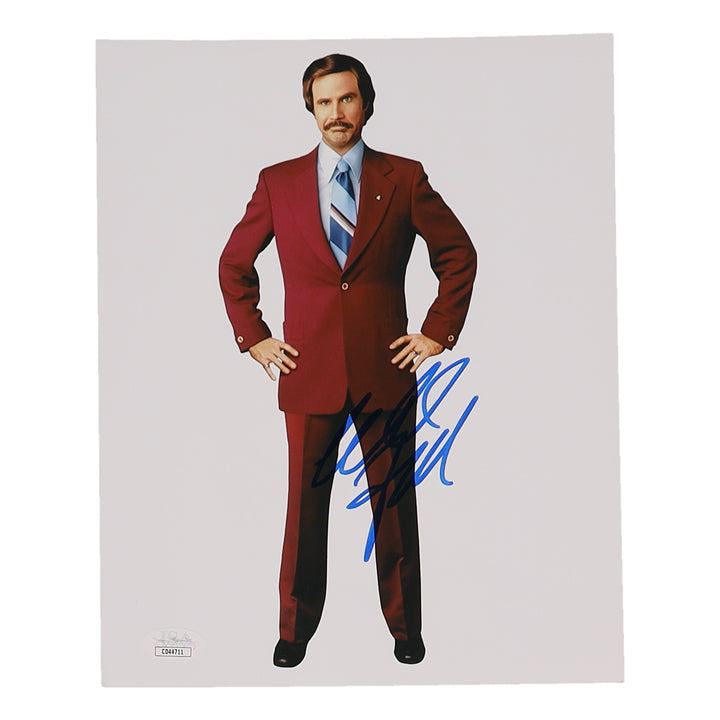 Will Ferrell Signed "Anchorman: The Legend of Ron Burgundy" 8x10 Framed Photo (JSA)