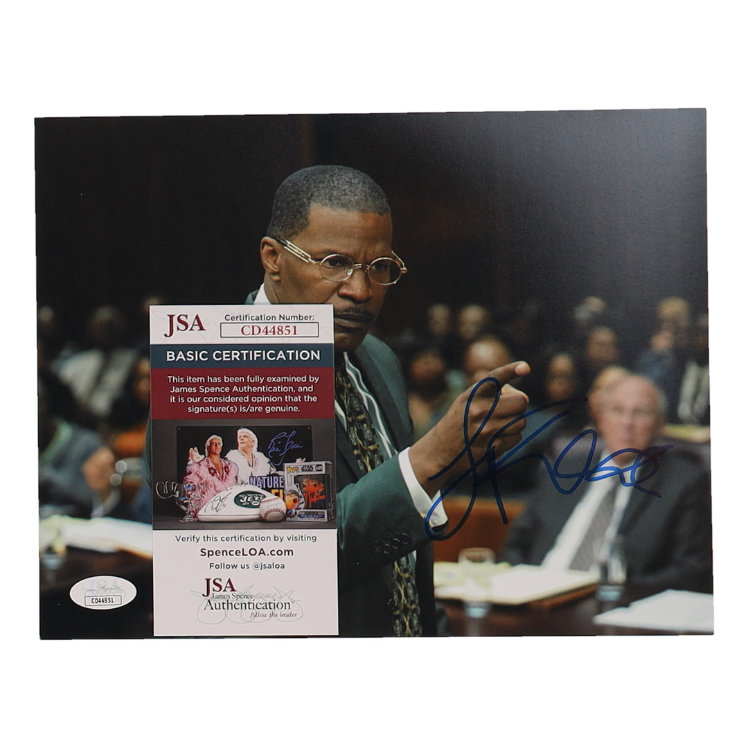Jamie Foxx Signed "Burial" 8x10 Framed Photo (JSA)