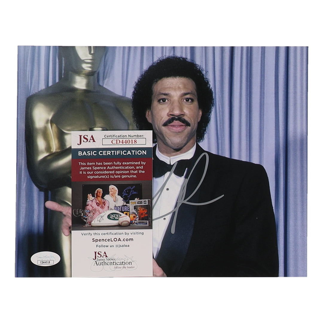 Lionel Richie Signed 8x10 Framed Photo (JSA)