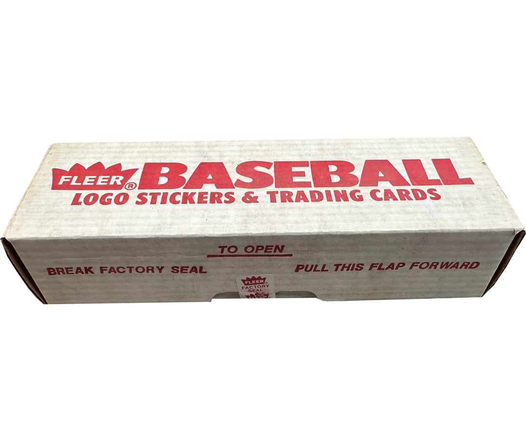 1989 Fleer Baseball Set Logo Stickers &amp; Trading Cards