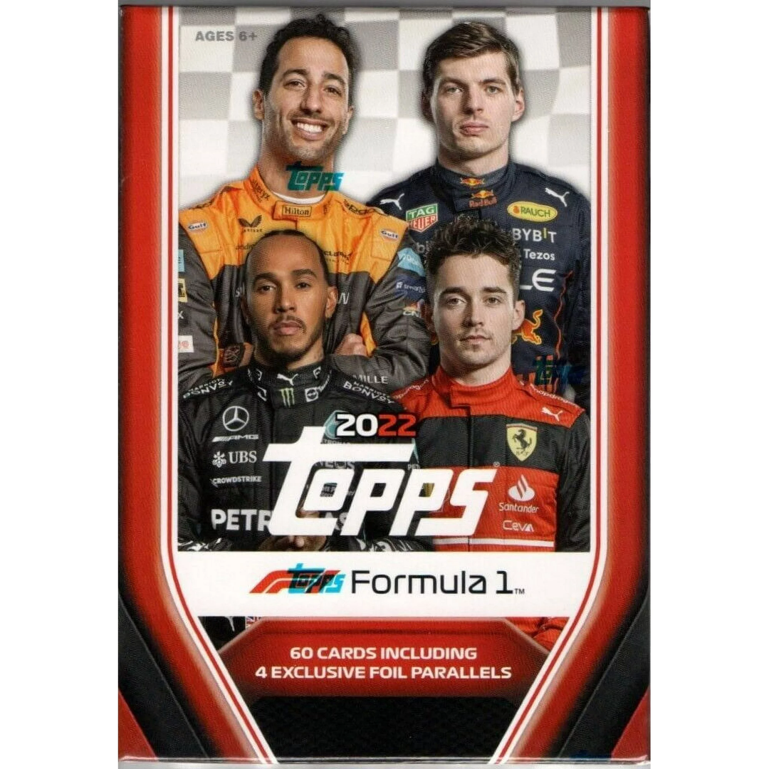 2022 Topps F1 Formula 1 Racing Trading Cards 10-Pack Blaster Box