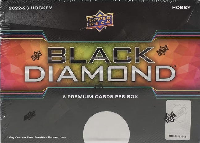 2022/23 Upper Deck Black Diamond Hockey Hobby Box - 6 Cards