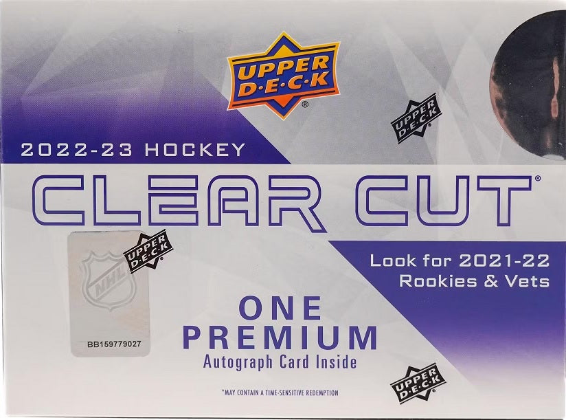 2022/23 Upper Deck Clear Cut Hockey Hobby Box