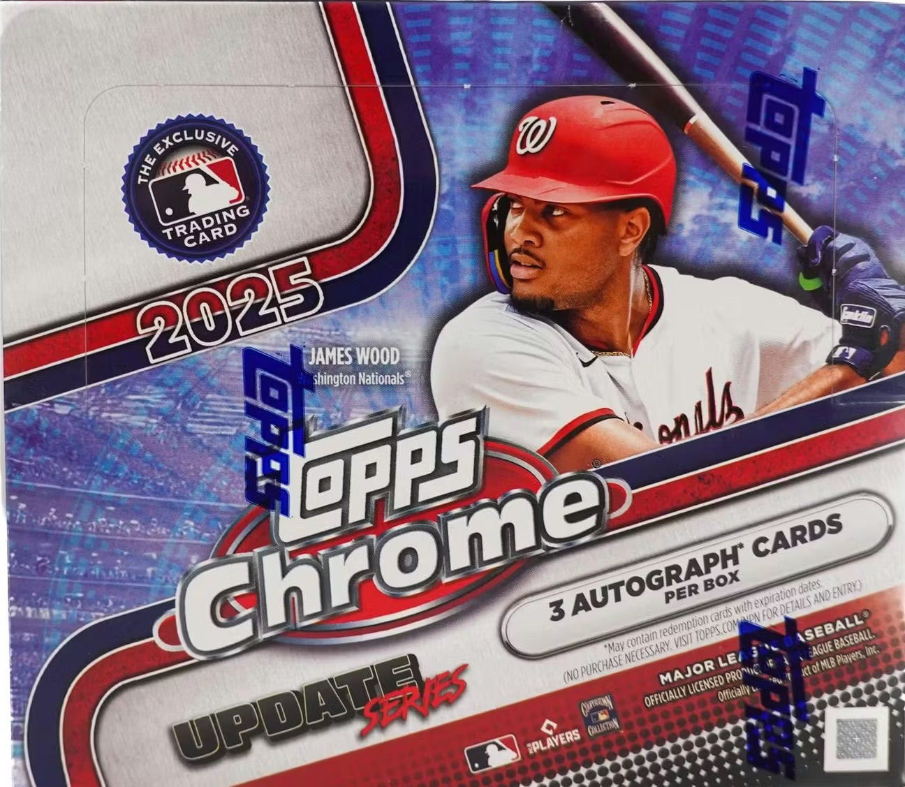 2025 Topps Chrome Update Series Baseball Hobby Jumbo Box - (12