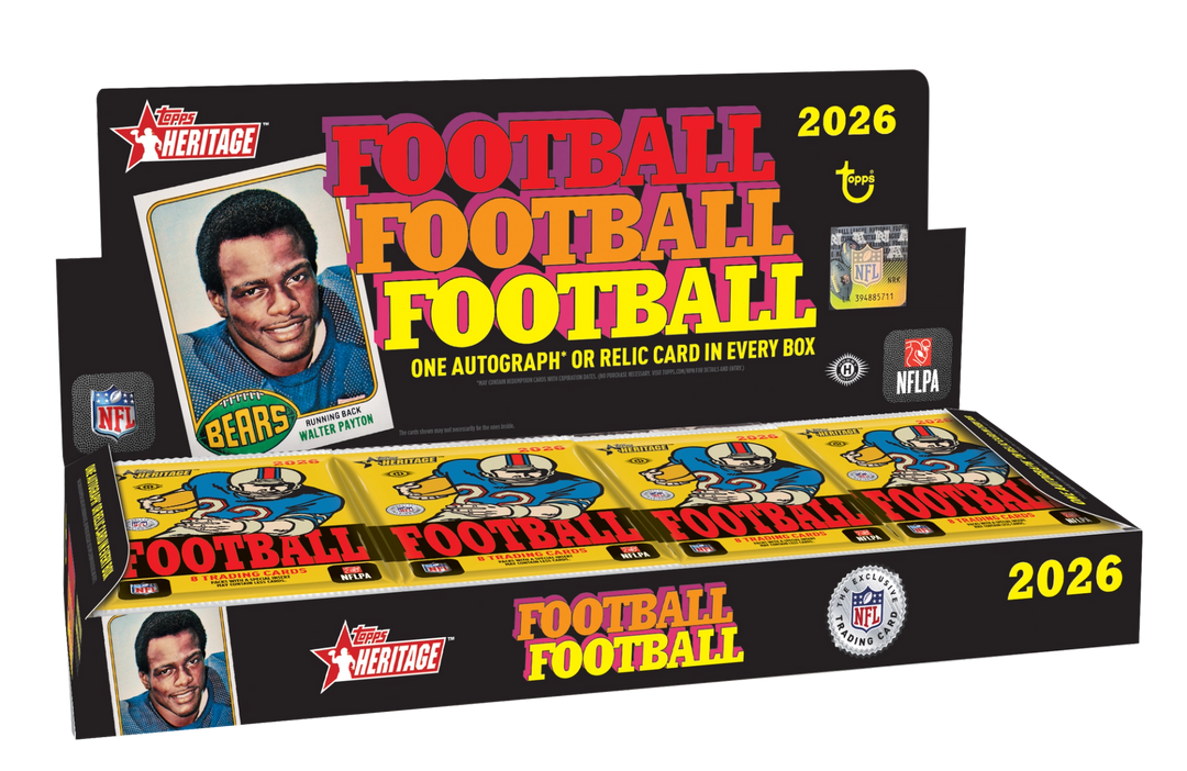 2026 Topps Heritage Football Hobby Box