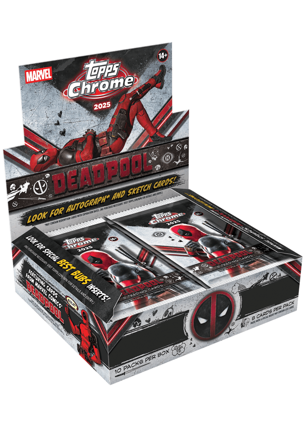 2025 Topps Deadpool Chrome Hobby Box