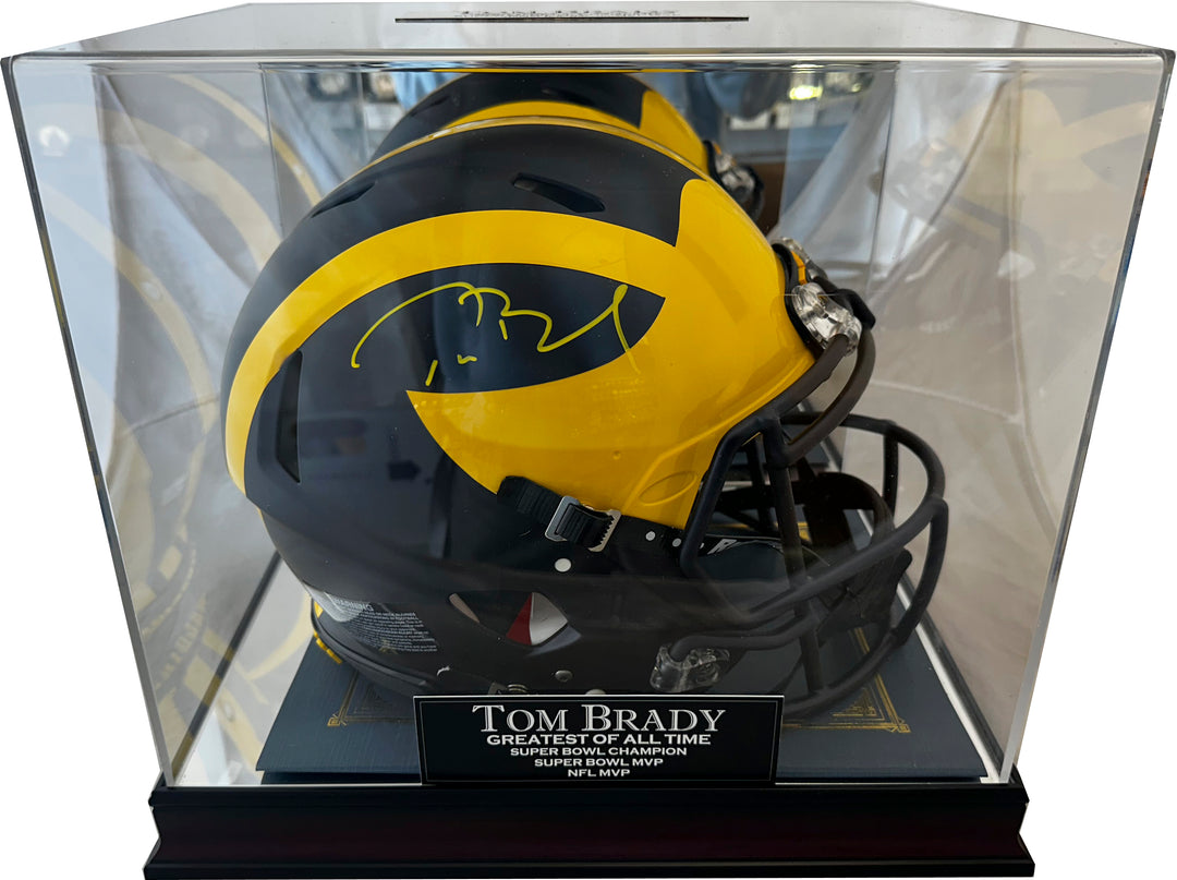 Tom Brady Autographed Authentic Helmet - Fanatics COA