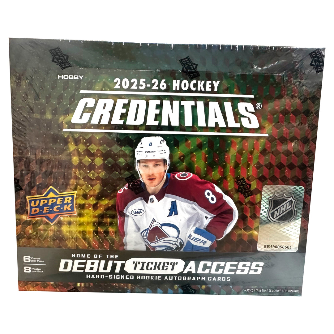 2025-26 Upper Deck Credentials Hockey Hobby Box