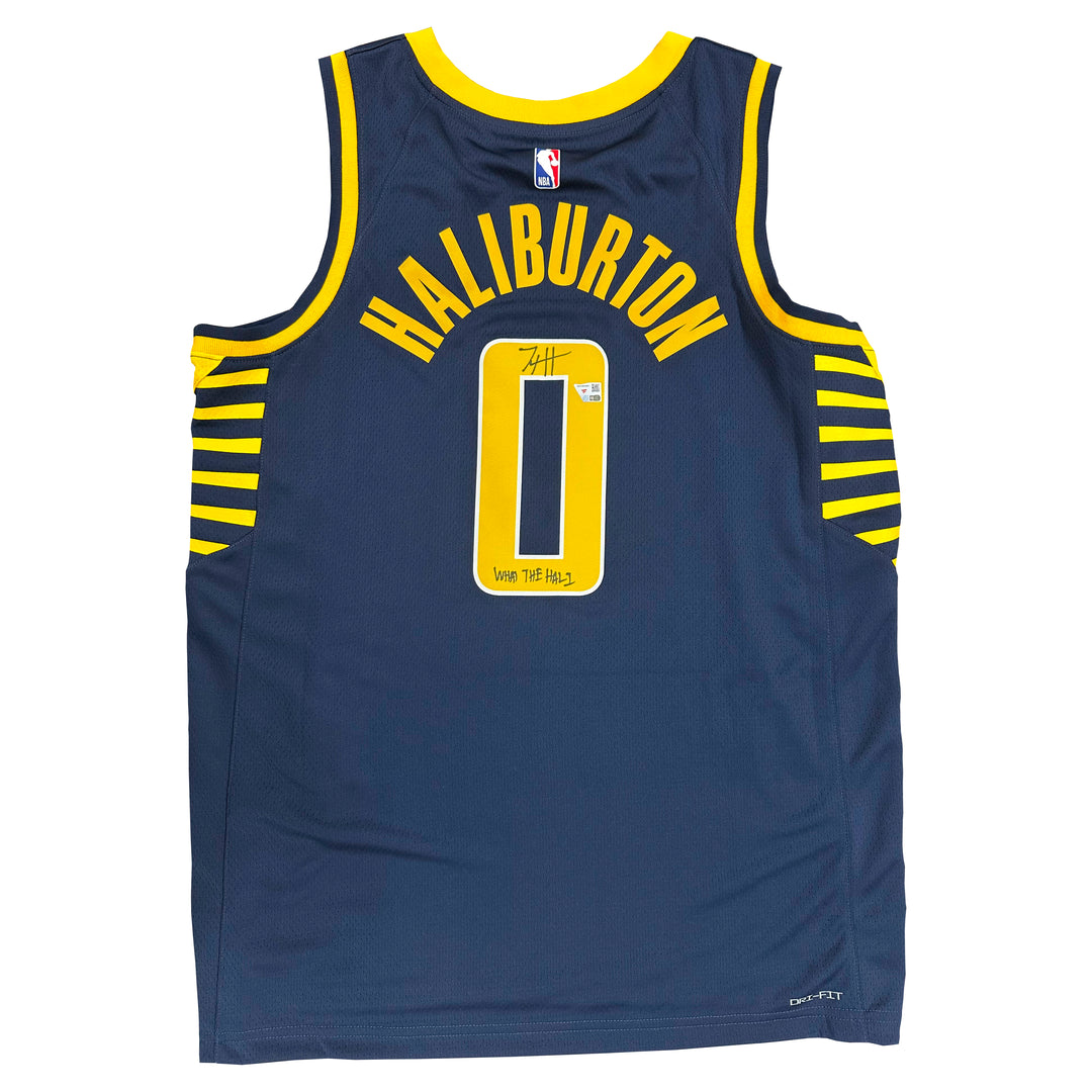 Tyrese Haliburton Signed/Inscribed Jersey COA- Fanatics