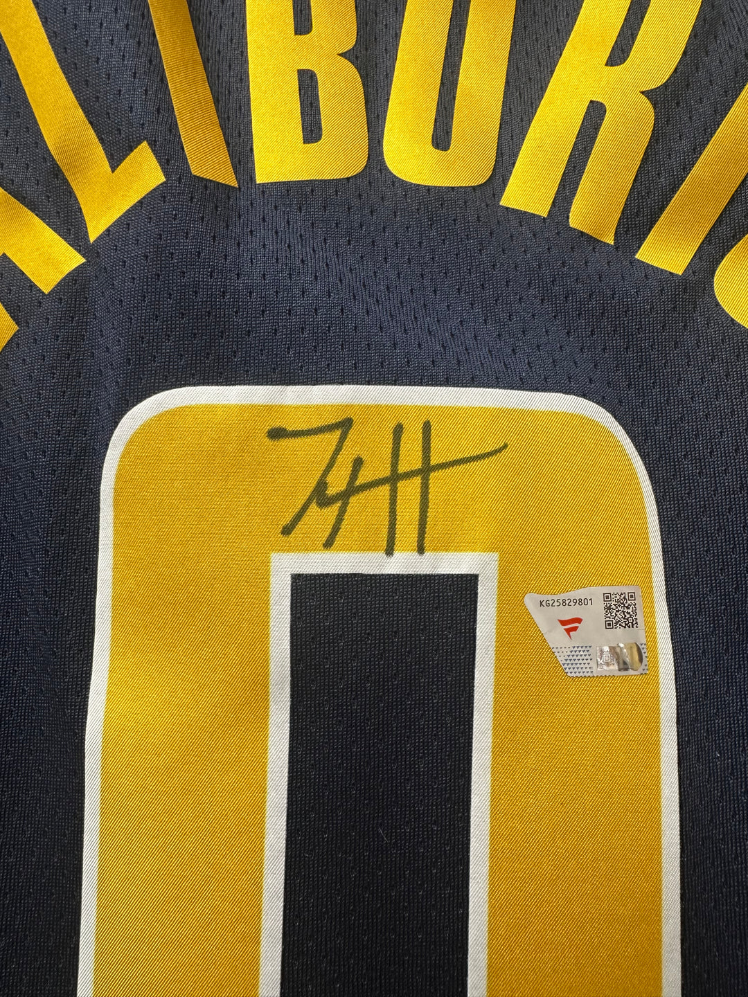 Tyrese Haliburton Signed/Inscribed Jersey COA- Fanatics