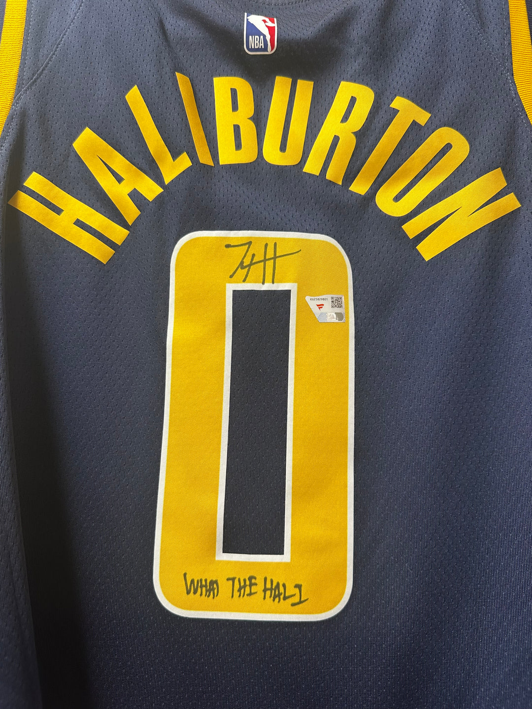 Tyrese Haliburton Signed/Inscribed Jersey COA- Fanatics