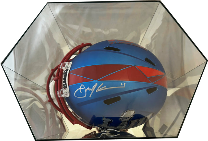 Julian Edelman Autographed Replica Helmet - JSA COA