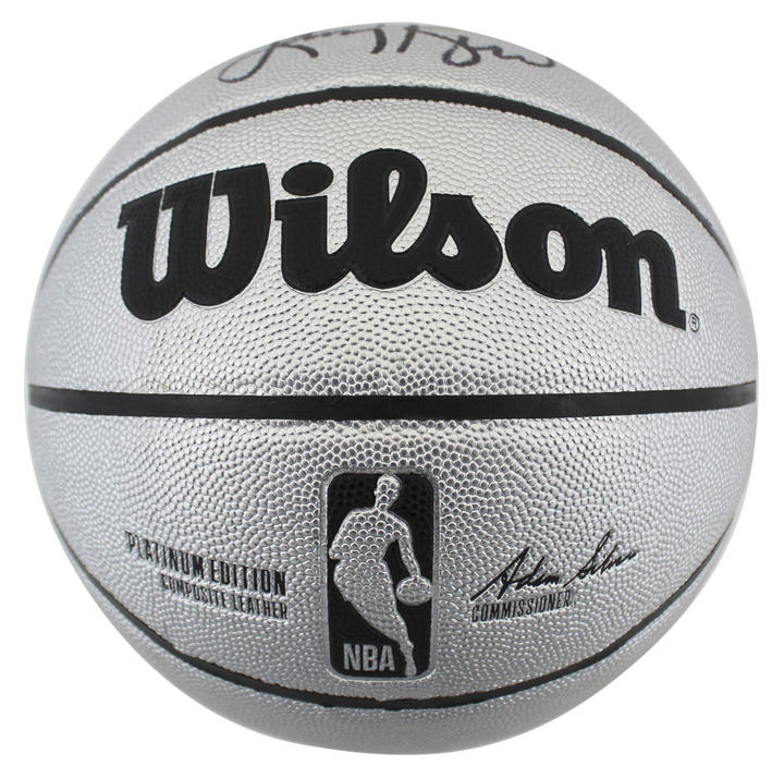 Larry Bird Signed NBA Basketball (Beckett)