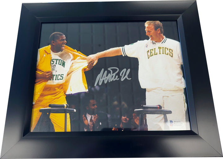 Magic Johnson Autographed 8x10 Framed Photo - COA Beckett