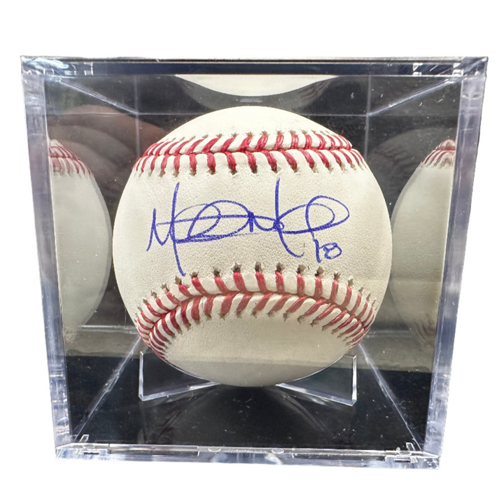 Mitch Moreland Autographed Baseball - COA JSA