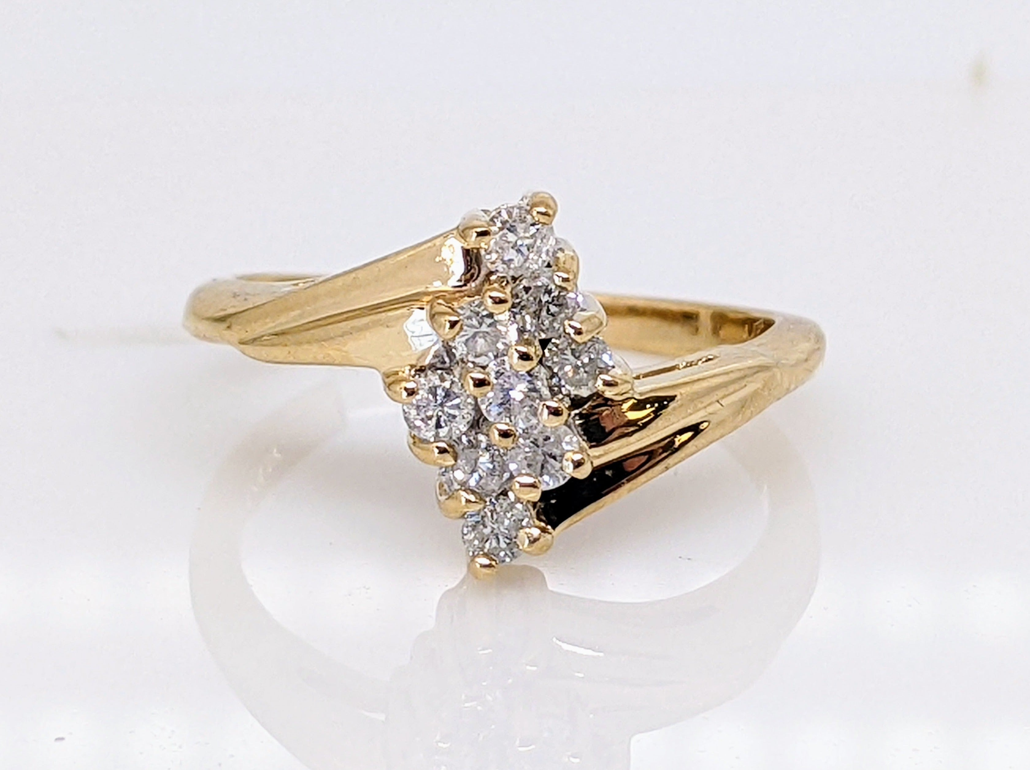1.25 Carat Six Prong Round Lab Diamond Ring In 14K White Gold | Fascinating  Diamonds
