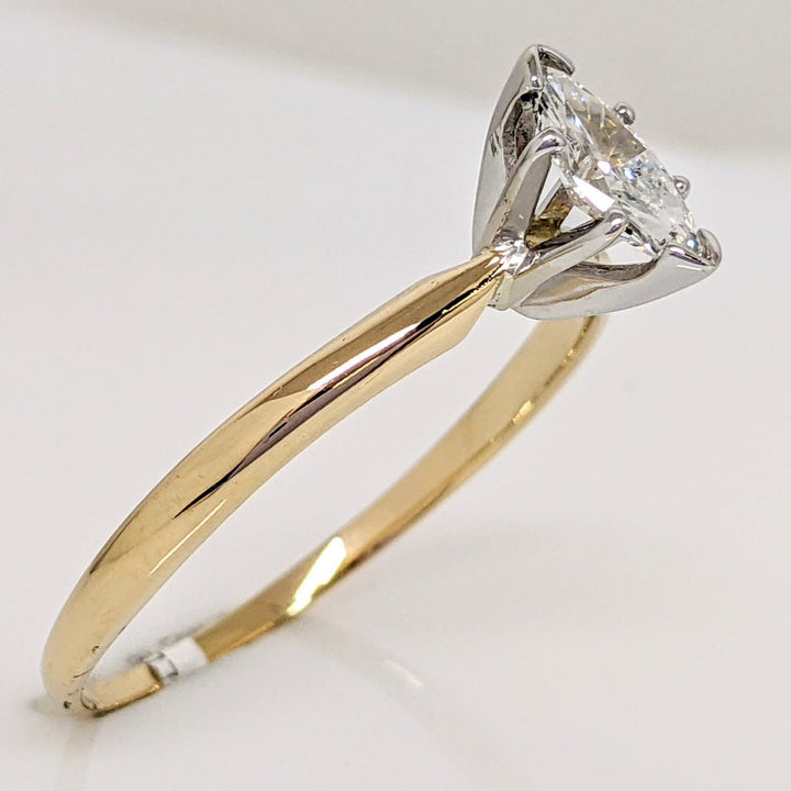 14K .48CT I1 H DIAMOND MARQUISE ESTATE RING 2.1 GRAMS