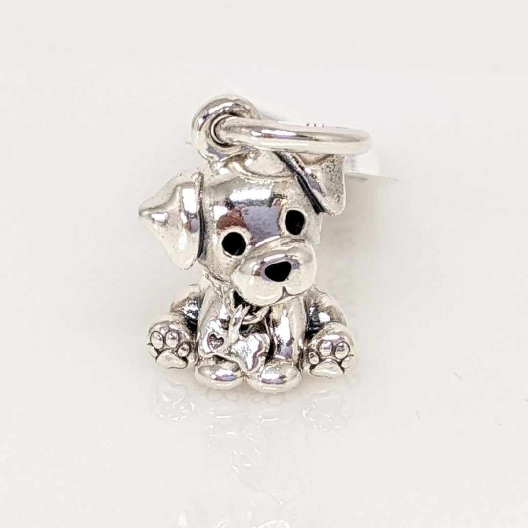 STERLING SILVER PANDORA LABRADOR PUPPY ESTATE CHARM 4.5 GRAMS