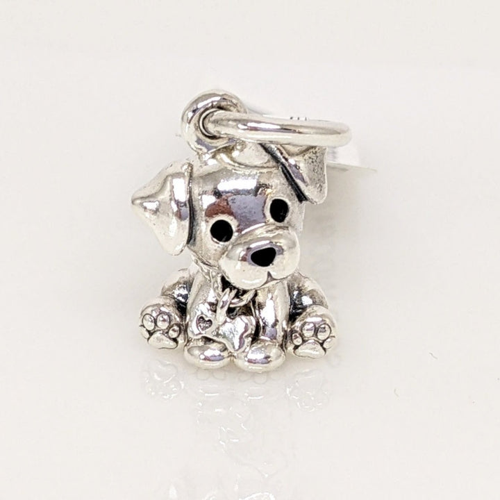 STERLING SILVER PANDORA LABRADOR PUPPY ESTATE CHARM 4.5 GRAMS