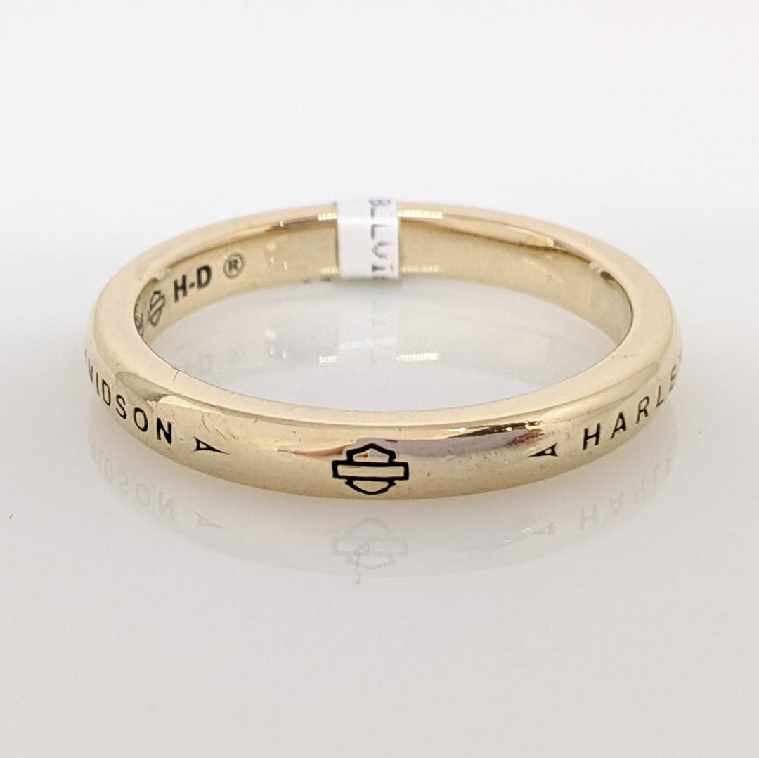 14K HARLEY DAVIDSON 3MM ESTATE BAND 4.3 GRAMS