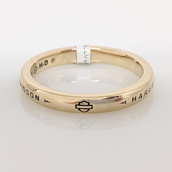 14K HARLEY DAVIDSON 3MM ESTATE BAND 4.3 GRAMS