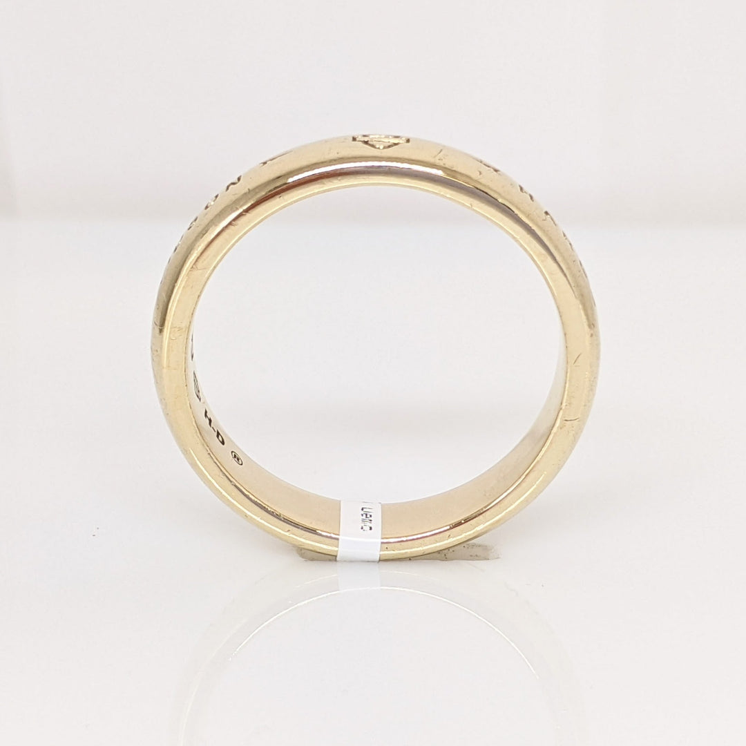 10K HARLEY DAVIDSON 4.7MM ESTATE BAND 7.2 GRAMS